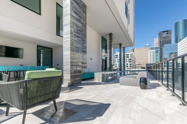 Marlowe Pool Deck with skyline views